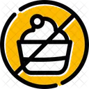 No Sweets Dessert Icon