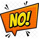 No Speech Bouble Chat Bouble Icon