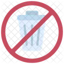 No Waste Wastage Icon