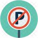No Park Sign Icon
