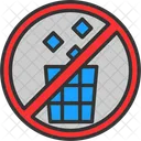 No Littering Garbage Icon