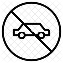 No Access To Cars  Icon
