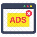 No Ad No Advertising Delete Ad Icon