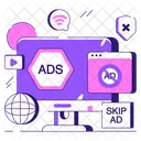 No Ads Remove Ads Block Ads Icon