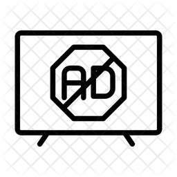 No Advertisement  Icon