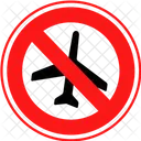 No Aeroplane No Flight Flight Block Icon
