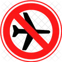 No Airplane No Flight Airplane Icon