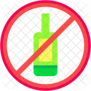 No Alcohol No Drinking Not Allowed Icon