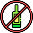 No Alcohol No Drinking Not Allowed Icon