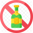 No Drink Alcohol Prohibited Icon
