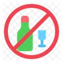 No Alcohol Prohibition Restriction Icon