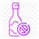 No Alcohol Bottle Drink Icon
