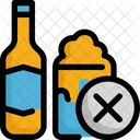 No Alcohol Beer Icon