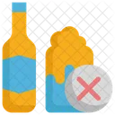 No Alcohol Beer Icon