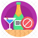 Avoid Alcohol No Alcohol No Drink Icon