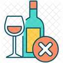 No Alcohol Wine Icon
