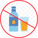 No Alcohol Alcohol Ban Icon