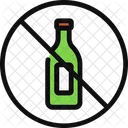 No Alcohol No Drinking Prohibition Icon
