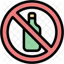 No Alcohol Avoid No Drinking Icon