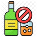 Prohibited Sign Alcohol Icon