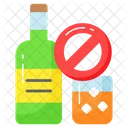 Prohibited Sign Alcohol Icon