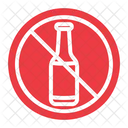 No Alcohol Alcohol Free No Drinking Icon