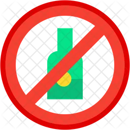 No alcohol  Icon