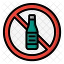 No Alcohol No Drink Prohibition Icon