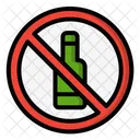 No Alcohol No Drink Prohibition Icon