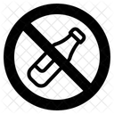 No Alcohol Avoid No Drinking Icon