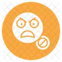 No Anger Angry Anger Icon