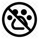 No Animal No Pets Restricted Area Icon