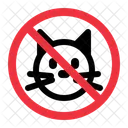 No Animals Prohibition Forbidden Icon