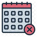 No Appointment Calendar Appointment Icon