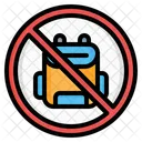 No Bag Luggage Signaling Icon