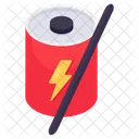 No Battery Power Charge Icon
