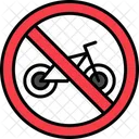 No Bicycle Sign Symbol 아이콘
