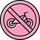 No Bicycle Sign Symbol Icon