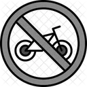 No Bicycle Sign Symbol 아이콘