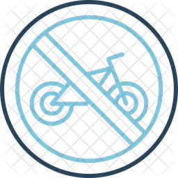 No bicycle  Icon