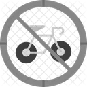 No Bicycle Ban Bike Icon
