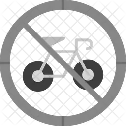 No Bicycle  Icon