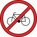 No bicycle  Icon