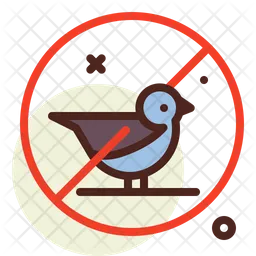 No Bird  Icon