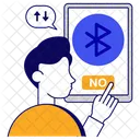 No Bluetooth Bluetooth Off Bluetooth Disable Icon