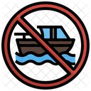 No Boating Boating Healthcare And Medical Icon