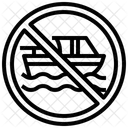 No Boating  Icon