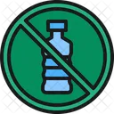 No Bottle No Plastic Bottle Disable Icon