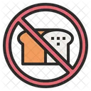 Bread No Prohibited Icon