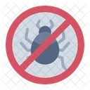 No Bug Insect Free Pest Control Icon